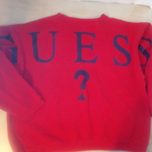 Vintage Guess Georges Marciano Big Spell Out Crewneck Sweatshirt - Picture 1 of 9